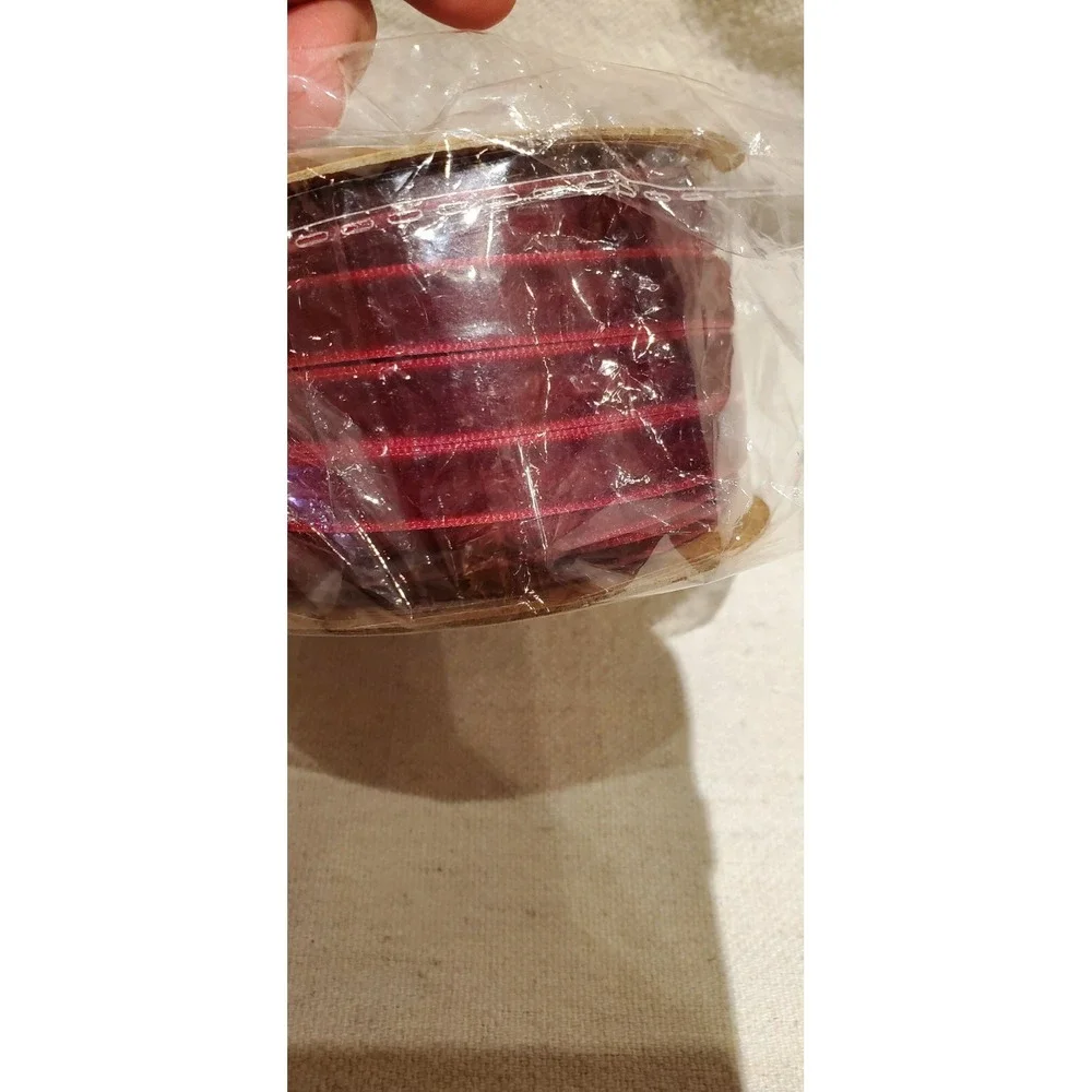 20 Yards Velvet Ribbon‎ for Crafts Decoration  10mm - Wine Red Sewing Embroidery